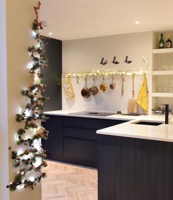 A flat tree in Jennifer's home. Picture: Moya Nolan